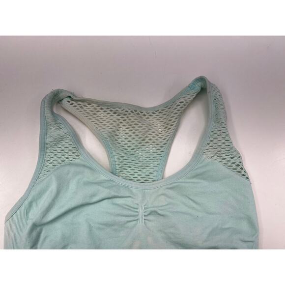 Aerie Sports Bras Set of Two Blue Racerback Mesh Seamless - Picture 5 of 16